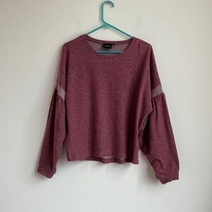 Urban Outfitters Out From Under Red Long Sleeve Top